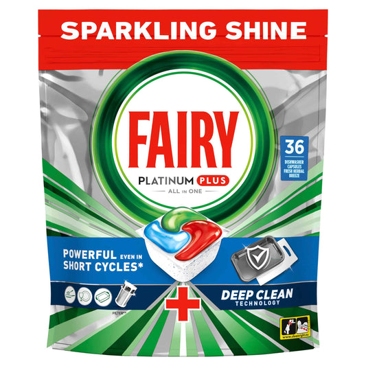 FAIRY AUTODISH WASH PLATINUM PLUS BLUE X36